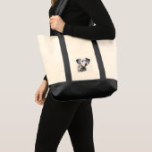Tote Bag Chiot dalmate (Devant (produit))
