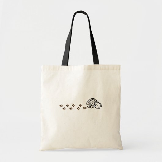 Tote Bag Chiot dalmatien somnolent (Devant)