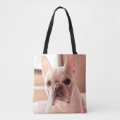 Tote Bag Chiot de bouledogue français (Devant)
