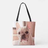 Tote Bag Chiot de bouledogue français (Dos)
