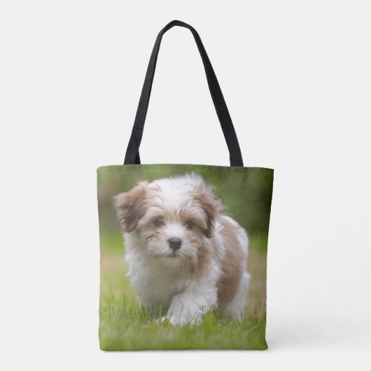 Tote Bag Chiot de Havanese (Dos)