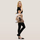 Tote Bag Chiot d'or de Labrador (Sur le modèle)