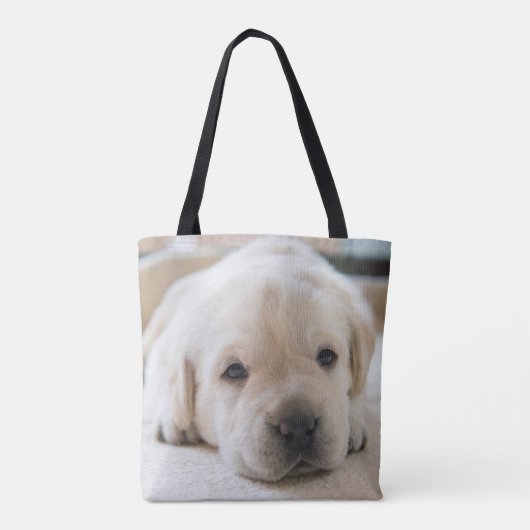 Tote Bag Chiot doré du Labrador (Dos)