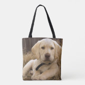 Tote Bag chiot Labrador Retriever (Dos)