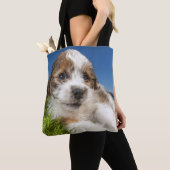 Tote Bag Chiot mignon (Shitzu) (De près)