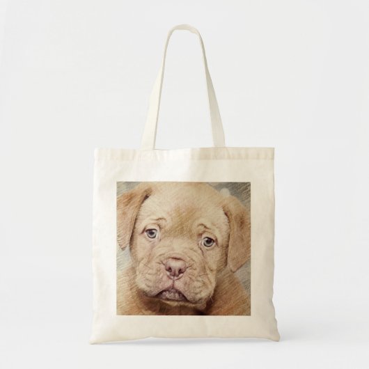 Tote Bag Chiot, Nature, Chien (Devant)