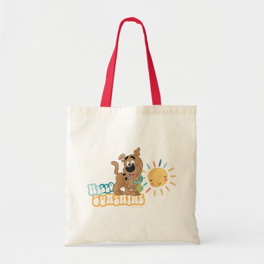 Tote Bag Chiot Scooby-Doo "Bonjour soleil" (Devant)