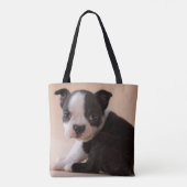 Tote Bag Chiot très jeune de Boston Terrier (Dos)