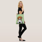 Tote Bag Chiots Beagle KiniArt (Sur le modèle)