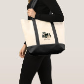 Tote Bag Chiots de border collie (Devant (produit))
