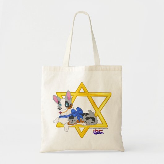 Tote Bag Chiots de Hanoukka (Devant)