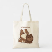 Tote Bag Chiots Pomeranian (Dos)