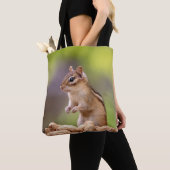 Tote Bag Chipmunk aux cacahuètes (De près)