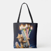 Tote Bag Chipmunk Birthday Candles (Dos)