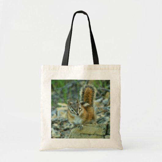 Tote Bag Chipmunk dans le parc national des Glaciers (Devant)