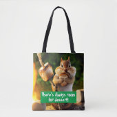 Tote Bag Chipmunk Mangant Marshmallow (Devant)