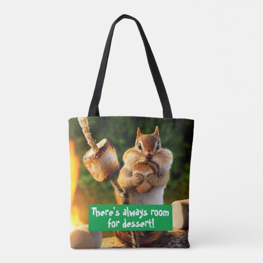 Tote Bag Chipmunk Mangant Marshmallow (Dos)