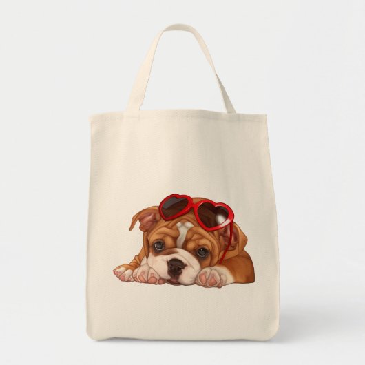 Tote Bag Chippon anglais Bulldog (Devant)