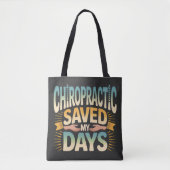 Tote Bag Chiropractic Healing and Back Pain Relief (Devant)