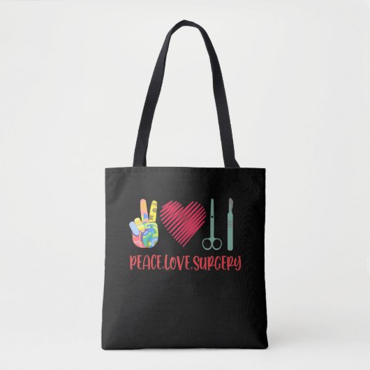 Tote Bag Chirurgie amusante Technologue chirurgical Travail (Devant)