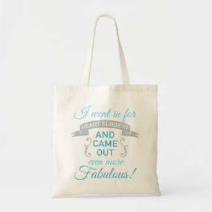 Tote Bag Chirurgie cardiaque Fabulous Recovery (Bleu)