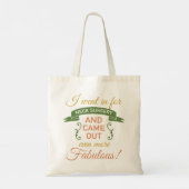 Tote Bag Chirurgie Cou Fabuleux Récupération (Vert) (Dos)