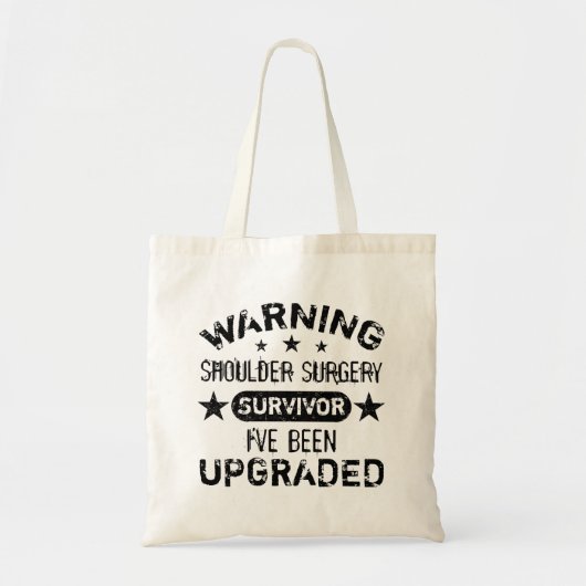 Tote Bag Chirurgie de l'épaule Humour amélioré (Devant)