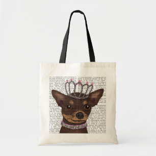 Tote Bag Chiwawa Brown et diadème