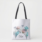 Tote Bag Chloe Floral Monogramme (Devant)