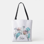 Tote Bag Chloe Floral Monogramme (Dos)