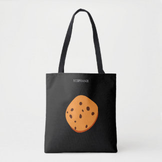Tote Bag Chocolat à puce avec monogramme