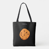 Tote Bag Chocolat à puce avec monogramme (Dos)