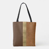 Tote Bag Chocolat et or (Dos)