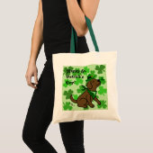 Tote Bag Chocolat Labrador du jour de St Patrick (Devant (produit))