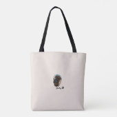 Tote Bag Chocolat mignon Labrador Chien - Bailey | Cadeau p (Dos)