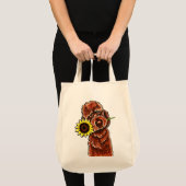 Tote Bag Chocolat solaire Labradoodle Off-Leash Art™ (Devant (produit))
