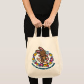 Tote Bag Chocolat Surf Totes Bunny de Pâques (Devant (produit))