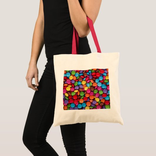 Tote Bag Chocolate candy rainbow color (Devant (produit))