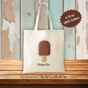 Tote Bag Chocolate Ice Cream Stick