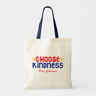 Tote Bag Choisir la gentillesse Professeur d'autisme pers