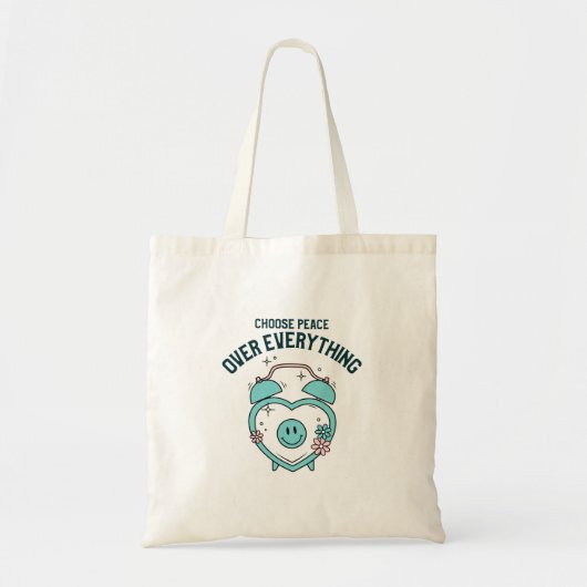 Tote Bag Choisir la paix sur tout (Devant)
