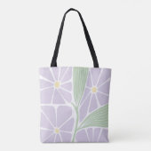 Tote Bag Choisissez Joy - Purple Florals Affirmation (Dos)