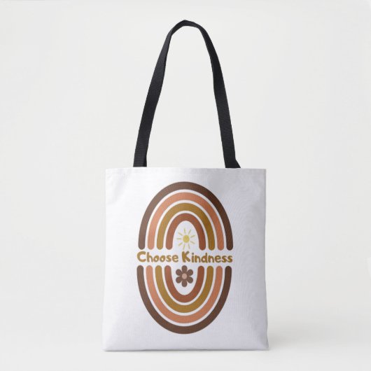 Tote Bag Choisissez la gentillesse, rendez le monde plus ge (Devant)
