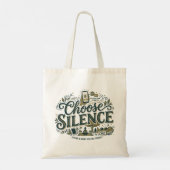 Tote Bag Choisissez le Silence (Dos)