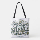 Tote Bag Choisissez le Silence (Dos)