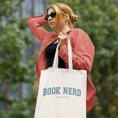 Tote Bag Choisissez vos couleurs Livre Nerd