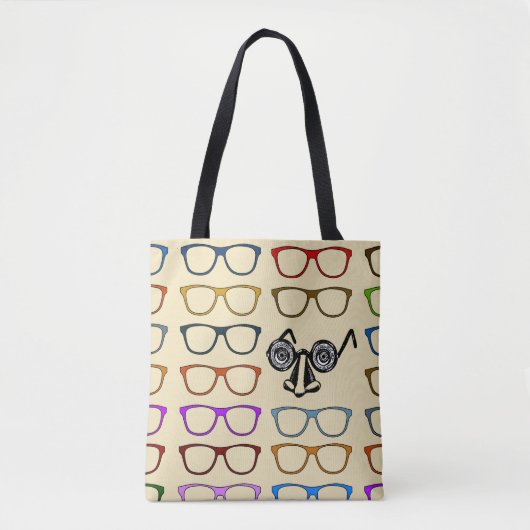 Tote Bag Choix - Lunettes de vue lunatiques (Devant)