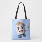 Tote Bag chope heureuse (Devant)