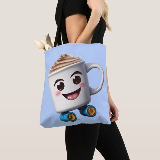 Tote Bag chope heureuse (De près)