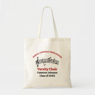 Tote Bag Chorale Red High School personnalisable